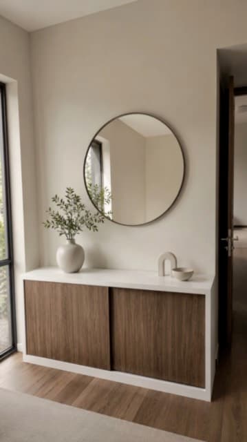 Entry Console & Mirror preview